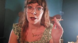 Redhead MILFs naughty smokin' fetish habits