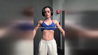 Casting and creampie for a little 18-year-old teen