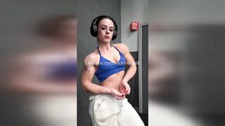 Casting and creampie for a little 18-year-old teen