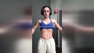 Casting and creampie for a little 18-year-old teen