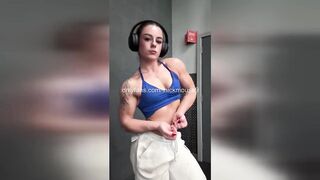 Casting and creampie for a little 18-year-old teen
