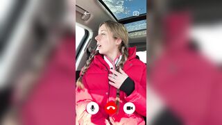 Facetime JOI from my car!! Public orgasm instruction!
