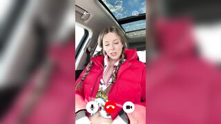 Facetime JOI from my car!! Public orgasm instruction!