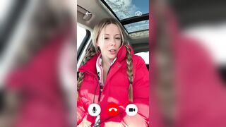 Facetime JOI from my car!! Public orgasm instruction!