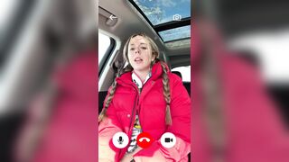 Facetime JOI from my car!! Public orgasm instruction!