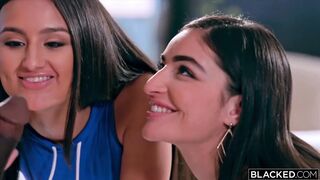 Blacked BBC-hungry Bffs Alexis & Emily Have Hawt 3-some