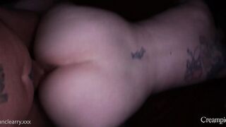 Tattooed Hottie Bangs Doggie & Gets GIANT Creampie