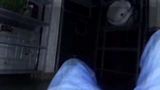 They drain my jizz in a nuclear laboratory, a sexy doctor fucks me on red alert