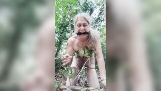 2026 08 19 Slave F self-session in the forest with brambles