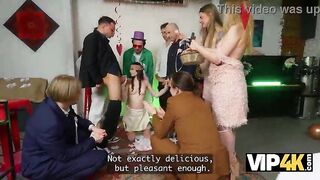 VIP4K. A Wedding Orgy with one Bride