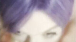 Marie Jane Hentai cosplay cutie POV swallows hard wang and says thank you!!!