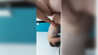 blonde submits for expert handjob session