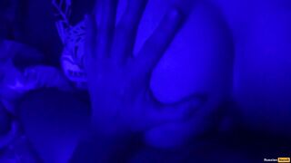 Stepbrother and Stepsister share a bed until cum
