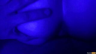 Stepbrother and Stepsister share a bed until cum