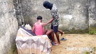 OUTDOOR BACKYARD FUCK ON A SUNNY DAY