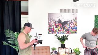 Micky Mallato behind-the-scenes bang with Kane Hardy