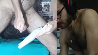 Big load from a homosexual Argentine chap. Homemade amateur, hairy.