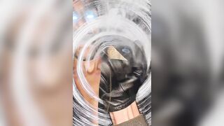 Oregonleatherboy Hypnosmoke Spiral Glove "Yes Master" Mind Melt Meditation