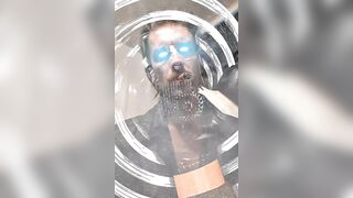 Oregonleatherboy Hypnosmoke Spiral Glove "Yes Master" Mind Melt Meditation