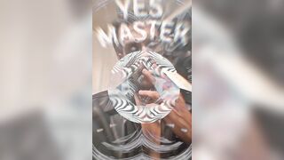 Oregonleatherboy Hypnosmoke Spiral Glove "Yes Master" Mind Melt Meditation