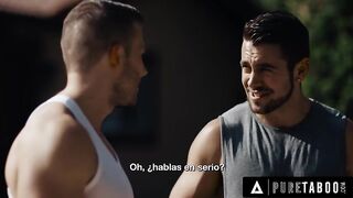 PURE TABOO Stepmom Sheena Ryder Surrenders To Stepsons DP threesome Request - SPANISH SUBTITLES