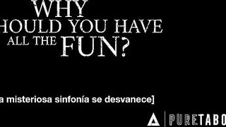 PURE TABOO Stepmom Sheena Ryder Surrenders To Stepsons DP threesome Request - SPANISH SUBTITLES