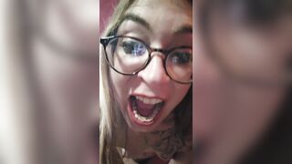 Stripped Redhead MILF Chain Smokin' Cigarettes and Impure Talk