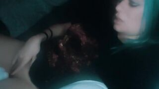 Immodest-Talking Slut Loves Rubbing Twat