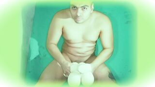 Tit Fuck - Anal Fuck - Tiny - Sex Doll - Green - Number 1 - Tit Job