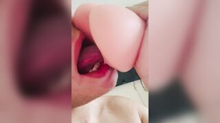 I'm lying there, vagina