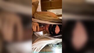 Home alone with my stepbrother… this stud fucks me hard