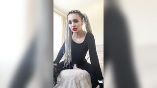 Horny stepsister decided to surprise stepbrother ?