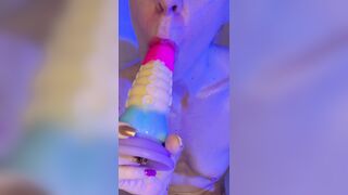 Anita Biannca Slippery Moist Anal Training Tub Fun