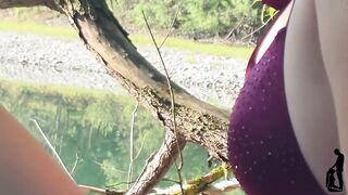 Secret Outdoor Spot at the Quarry Pond - She Shows It to Him - and Suddenly It Gets Damn Hot