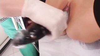 Redhead MILF Explored with Toys in Medical Fantasy