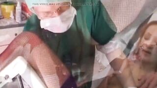 Redhead MILF Explored with Toys in Medical Fantasy