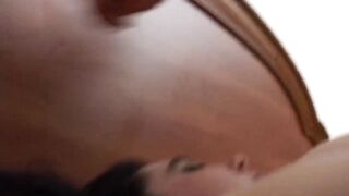 Amateur BBW screw with busty brunette