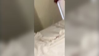 Step Mom shares hotel room walking around naked