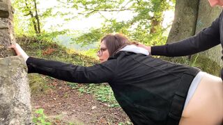Public Sex on the hiking track - nearly got caught