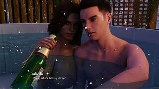 Being A DIK 270 - Priceless-looking Gals in the Jacuzzi