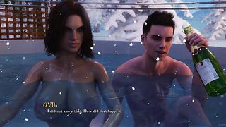 Being A DIK 270 - Priceless-looking Gals in the Jacuzzi