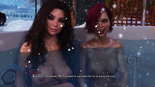 Being A DIK 270 - Priceless-looking Gals in the Jacuzzi