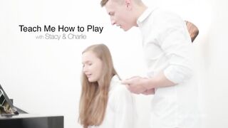 Joymii - Stacy Seduces Music Teacher During Piano Lesson Leading to Hot Creampie Finish