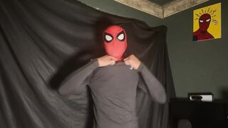 Spider-Dude Mask Edging Fantasy: Jerking My Hard Knob for Gwen Stacy Until Miles Morales Ruins My Sperm flow
