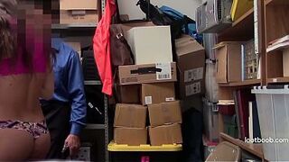 Surveillance Bust Strips Thief For Standing Office Hookup