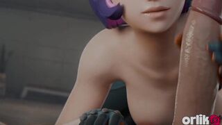 Juno Overwatch 3D - Double Penetration Tight Dark hole Group sex Gone Wrong Hardcore Animation