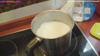 Busty Aged Woman Cooks Her Star Recipe