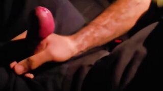 Night Drive PENIS OUT! Finished with cum