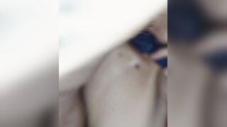 Stretching Lilys twat before filling her with urinate and fisting her