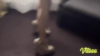 Hawt mutual masturbation – Latino couple in lingerie